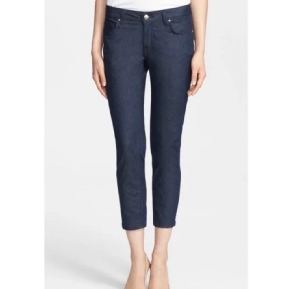 Kate Spade Broome Street dark blue straight denim jeans size 30